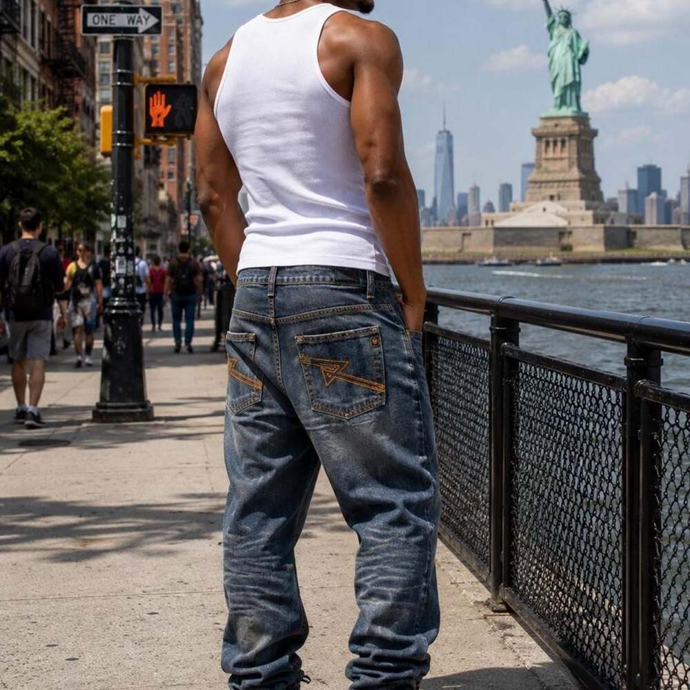 Rock & Republic Vintage Signature R&R Distressed Denim Jeans